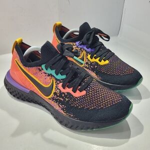 NIKE EPIC REACT FLYKNIT 2 RUNNING SHOE MULTI WOMEN'S SIZE 8 [CK0818-001]